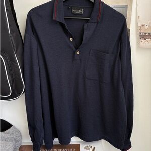 Dior Long-Sleeved Polo Neck Shirt